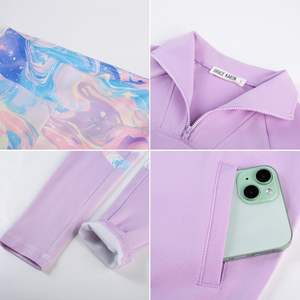 Ensemble de survêtement 2 pièces pour adolescentes : <span class=keywords><strong>Sweat</strong></span>-shirt à manches longues et leggings – Idéal pour la rentrée scolaire – Polyester et élasthanne – Mignon - Product Image 6