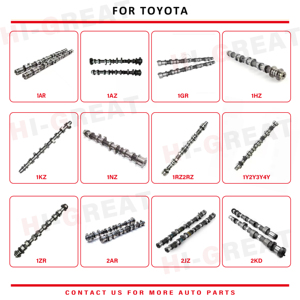 13502-22010 13502-22011 trục cam 1zz-fe 4zz-fe bộ phận động cơ cho TOYOTA COROLLA Lexus RAV4 Celica ma trận - Product Image 4