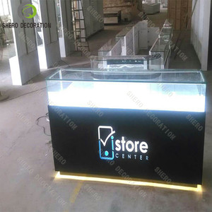 Thiết kế nội thất cửa hàng điện thoại di động màn hình hiển thị điện thoại di động MDF quầy trưng bày điện thoại di động sáng tạo - Product Image 5