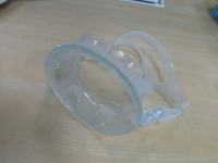 Lunettes de chasse sous-marine plongée libre masque en Silicone forme ovale masque de plongée classique lentille en verre trempé