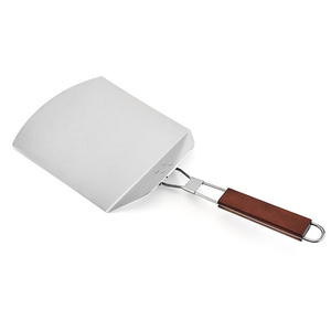 Spatule à pizza en acier inoxydable antiadhésive pour la cuisson artisanale du pain, avec manche en bois pliable, vente en gros - Product Image 6