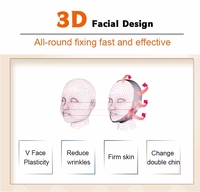 Menton joue V masque facial mince sangle bande ceinture soulever Anti-rides Ultra mince ligne sangle