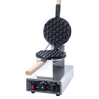 Gaufrier belge professionnel 1400W, chauffage électrique, acier inoxydable, antiadhésif, machine multifonction
