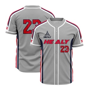 เสื้อเบสบอลลายทางไม่มีกระดุมฮิปฮอปใส่ได้ทั้งชายและหญิง - Product Image 2