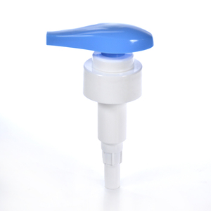 Vente chaude Pompe <span class=keywords><strong>à</strong></span> lotion <span class=keywords><strong>à</strong></span> vis personnalisée pour flacons 4 CC 33/410, en plastique, avec <span class=keywords><strong>buse</strong></span> bleue et bouchon blanc, <span class=keywords><strong>à</strong></span> grand débit - Product Image 2