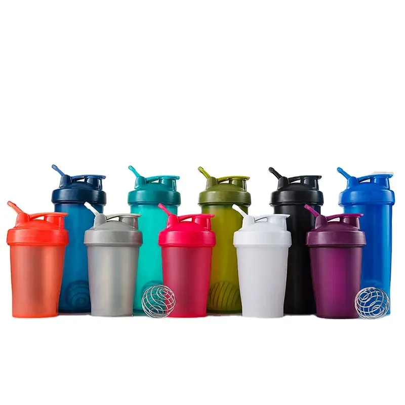 Içme suyu şişesi çalkalama kabı özel Logo Oem Odm lüks Tritan protein süblimasyon Shaker şişe
