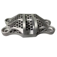 Support léger optimisé en acier inoxydable et aluminium pour impression 3D métallique SLM SLS, finition anodisée sablée