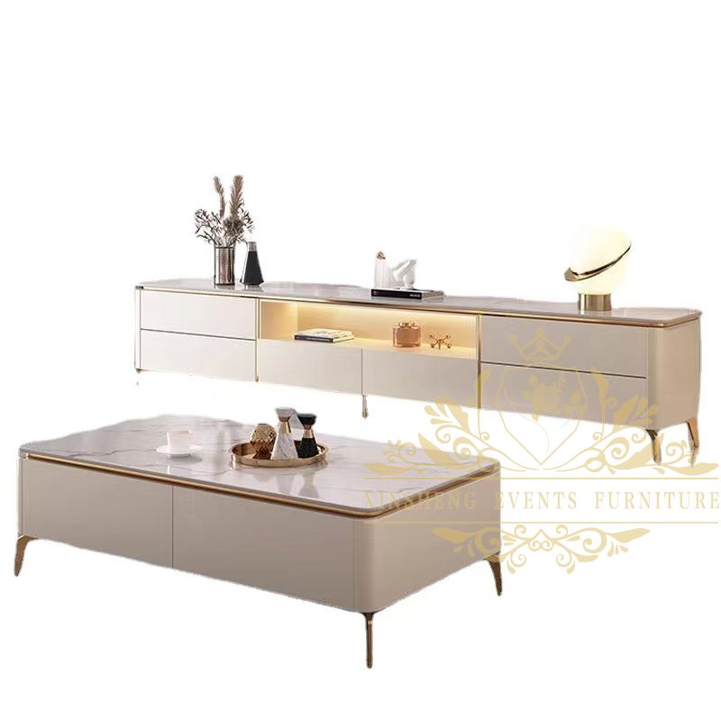 Soporte de TV + mesa de café