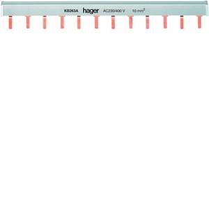 KB263A Personalizzabile con barre collettrici Hagers 2P 12 moduli DIN - Product Image 4