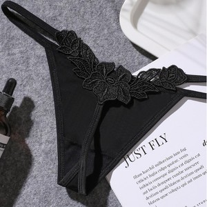 Culottes string sexy taille basse de style européen et américain, sous-vêtements féminins confortables et sexy, fins et effet push-up. - Product Image 3