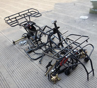 Go Kart Karting Quatre Roues atvutv accessoires Buggy Bras oscillants Arrière Corps Cadre Châssis Pièces Avec Porte-Bagages