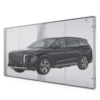 Écran LED HD à grille transparente personnalisé professionnel P3.9-7.8, pleine couleur, étanche