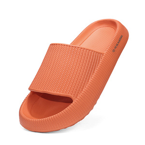 Pantuflas de algodón rosa EVA con punta abierta, antideslizantes, para verano, para interiores. - Product Image 4