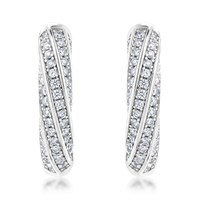 S925 Sterling Silber Moissanit 5-Krappen-Blumen-Ohrstecker, geschliffener Solitär, Verlobung, Hochzeit, Jubiläum, Luxus, GRA-zertifiziert