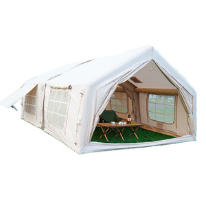 Tente gonflable Leader 9+9 m² 360x500x235 cm, installation rapide, camping en plein air, 6-8 personnes, toutes saisons, résistante aux intempéries - Product Image 4