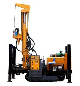 ZDSJ-260C Crawler Mounted Multifunctional DTH Water Well Drilling Rig Machine Air Compressor