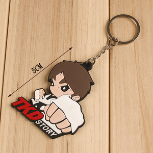 ขายดี <span class=keywords><strong>ของ</strong></span>ที่ระลึกราคาถูก พวงกุญแจ PVC คาราเต้ เทควันโด แบบกำหนดเองได้ ใส่รูปภาพส่วนตัว สำหรับทุกเพศ - Product Image 3