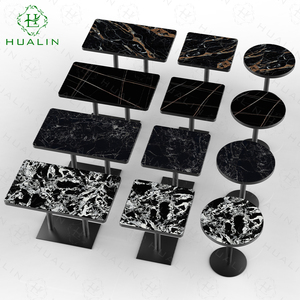 Hualin phong cách hiện đại cao cấp Nhà hàng khách sạn bar cafe đá cẩm thạch bàn ăn nhà hàng đồ nội thất tùy biến - Product Image 2