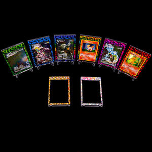 Estuche Magnético para Tarjetas con Lámina Dorada Holográfica Láser de 35PT con Protección UV para Colección de Tarjetas Deportivas - Product Image 2