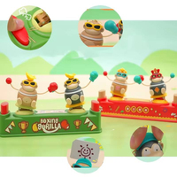 Jouets de bureau en plastique, jeu de table interactif, combat à deux joueurs, gorille qui frappe et rebondit pour les enfants