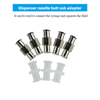 Connecteur à double filetage en métal pour accessoires de machines-outils connecte 2 seringues adaptateur de seringue de dosage