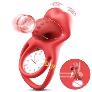 Anillo de Precisión para Pene, Anillo de Bloqueo de Lengua y Labios, Anillo Fino para Compartir Pasión en Pareja, Productos Sexuales para Masturbación y Retraso de la Eyaculación - Product Image 1