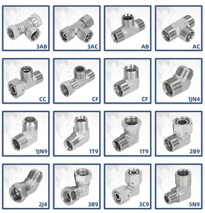 Factory Direct Male Hydraulic 45 Degree Elbow Adapter 1JN4 SAE Flare Hydraulic Elbow Hose Fittings