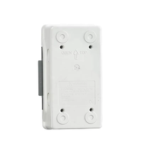 Boîtier de distribution extérieur portable étanche à 4 voies boîtier d'alimentation MCB boîtier en plastique pour équipement électrique extérieur