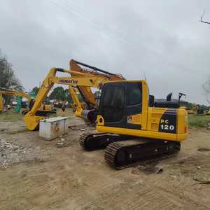 Excavatrice Komatsu PC120 d'occasion de taille moyenne, équipement d'occasion haute performance pour la construction routière - Product Image 3