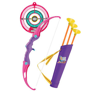 Ensemble <span class=keywords><strong>arc</strong></span> <span class=keywords><strong>et</strong></span> flèches de 68 cm avec <span class=keywords><strong>carquois</strong></span>, jeu de tir interactif en plein air, <span class=keywords><strong>jouet</strong></span> pour enfants, loisirs en famille, sport, cadeau d'anniversaire - Product Image 1