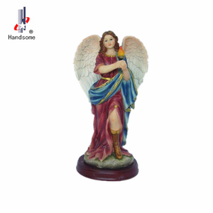 5 pulgadas el arcángel San Rafael resina religiosas arte estatua - Product Image 2