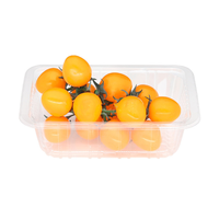 Barquette en plastique PET de qualité alimentaire, contenants transparents pour fruits, emballage en blister PET