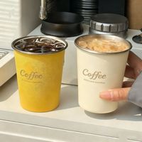 Vente directe du fabricant, tasse à bière en acier inoxydable 304 de qualité alimentaire, tasse à eau, tasse de voyage multifonctionnelle, gobelet