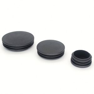 Furniture Rubber Feet Chair Leg-caps Plastic Pipe Plug Pe Plastic Black Round Pipe Plug Non-slip Foot <b>Pads</b> for Chairs - Product Image 2