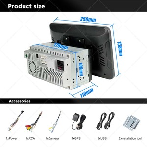 Một màn hình cảm ứng phổ biến khác cho nhiều ứng dụng đa phương tiện là loa máy chủ tự động <span class=keywords><strong>Android</strong></span> 2DIN - Product Image 3