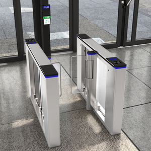 Speed Gate Turnstile Fast Lane Access Control Swing Barrier Gate with RFID Facial Recognition - Product Image 2