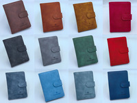 Portefeuille de voyage en cuir PU avec fermeture magnétique, personnalisable avec logo, pour cartes de crédit et passeport – Vente en gros