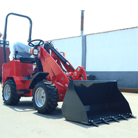 Wheel Loader Mini Teleskopik untuk Penanganan Material Konstruksi dan Gudang, Laris di China