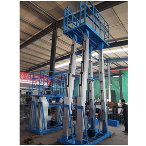 4 m 6m 8m 10m 12m 14m untuk toko cetak angkat 4-24 meter pengangkat tiang hidrolik elektrik pengangkat logam campuran Aluminium portabel - Product Image 5
