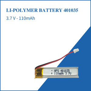 מפעל oem מקורי 401035 <span class=keywords><strong>lipo</strong></span> 3.7 v 110mah פולימר ליתיום סוללה נטענת ליפו עבור התקנים חכמים gps מכשירים חכמים - Product Image 2
