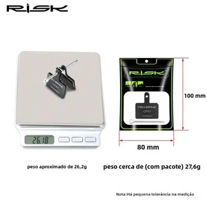 RISK Keramik-Bremsbeläge MTB Rennrad Elektroroller Hydraulische Scheibenbremsbeläge für <span class=keywords><strong>Shimano</strong></span> M315 M355 M375 M395 M416 M515 - Product Image 4