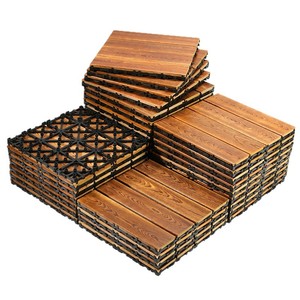 Hot bán DIY decking 12x12 "Keo Gỗ lồng vào nhau decking gạch cho Patio trang trí ban công vườn decking gạch - Product Image 3