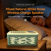 Speaker Stereo Nirkabel Cepat dengan Pencahayaan White Noise Alami untuk Rumah, Meja, dan Tidur