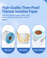 Étiquettes thermiques 4x6 pour codes-barres, emballage 100x150mm, étiquettes thermiques adhésives 4x6, rouleau de 500 pièces