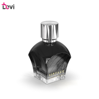 Flacons de parfum en verre Devi 100 ml, vaporisateur vintage pour femme et homme, conteneur vide rechargeable, carton