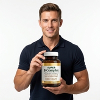 Super Complexe B & Vitamine C & Acide Folique Vitamines Végétariennes pour Adultes Soutien Immunitaire & Énergétique Cellulaire 150 Comprimés
