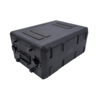 Porte-bagages coulissante en plastique PE personnalisé 19 pouces 260/390mm 2U 3U 4U 6U Flight Case antichoc Flight Case Rack Mount Drawers