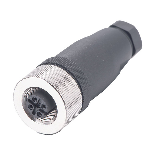 Factory Supply Zhejiang IP67 Aviation Waterproof Wire Connector M12 8-Pin Male and Female Socket Panel Connector Accessories