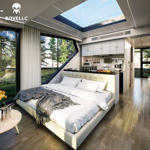 บ้านแคปซูลแอปเปิ้ลสุดหรูสำหรับรีสอร์ทแกลมปิ้ง วิลล่าสำ<span class=keywords><strong>เร็</strong></span><span class=keywords><strong>จ</strong></span><span class=keywords><strong>รูป</strong></span>แบบขยายได้พร้อมห้องครัวและห้องน้ำ - Product Image 6