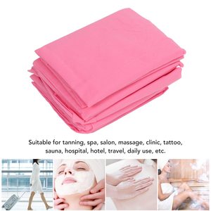 Envoltura corporal desechable de un solo uso No tejido PP Desgaste de spa rosa suave para viajes y viajes - Product Image 5